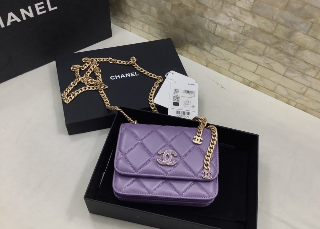 CHLSpring And Summer 22C Violet For Women Bags 6.1in/15.5cm
