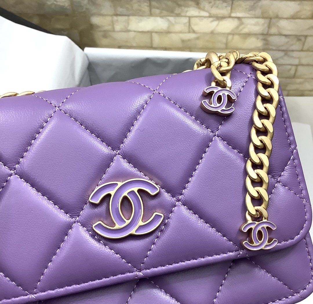CHLSpring And Summer 22C Violet For Women Bags 6.1in/15.5cm