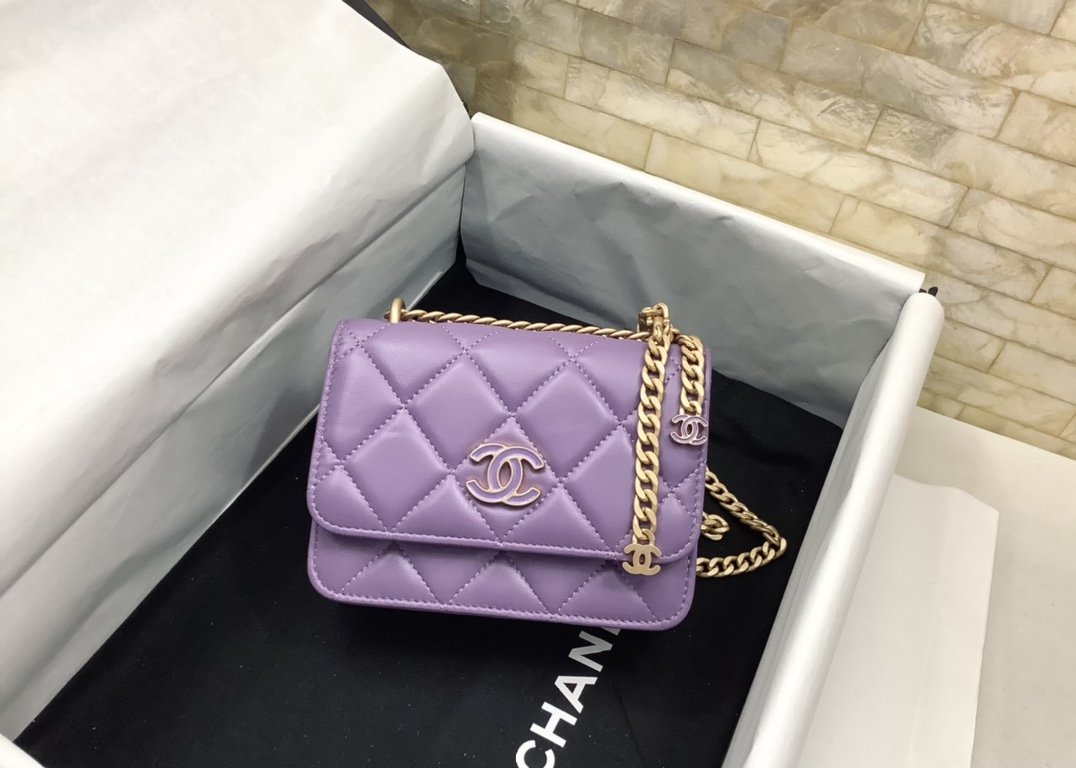 CHLSpring And Summer 22C Violet For Women Bags 6.1in/15.5cm