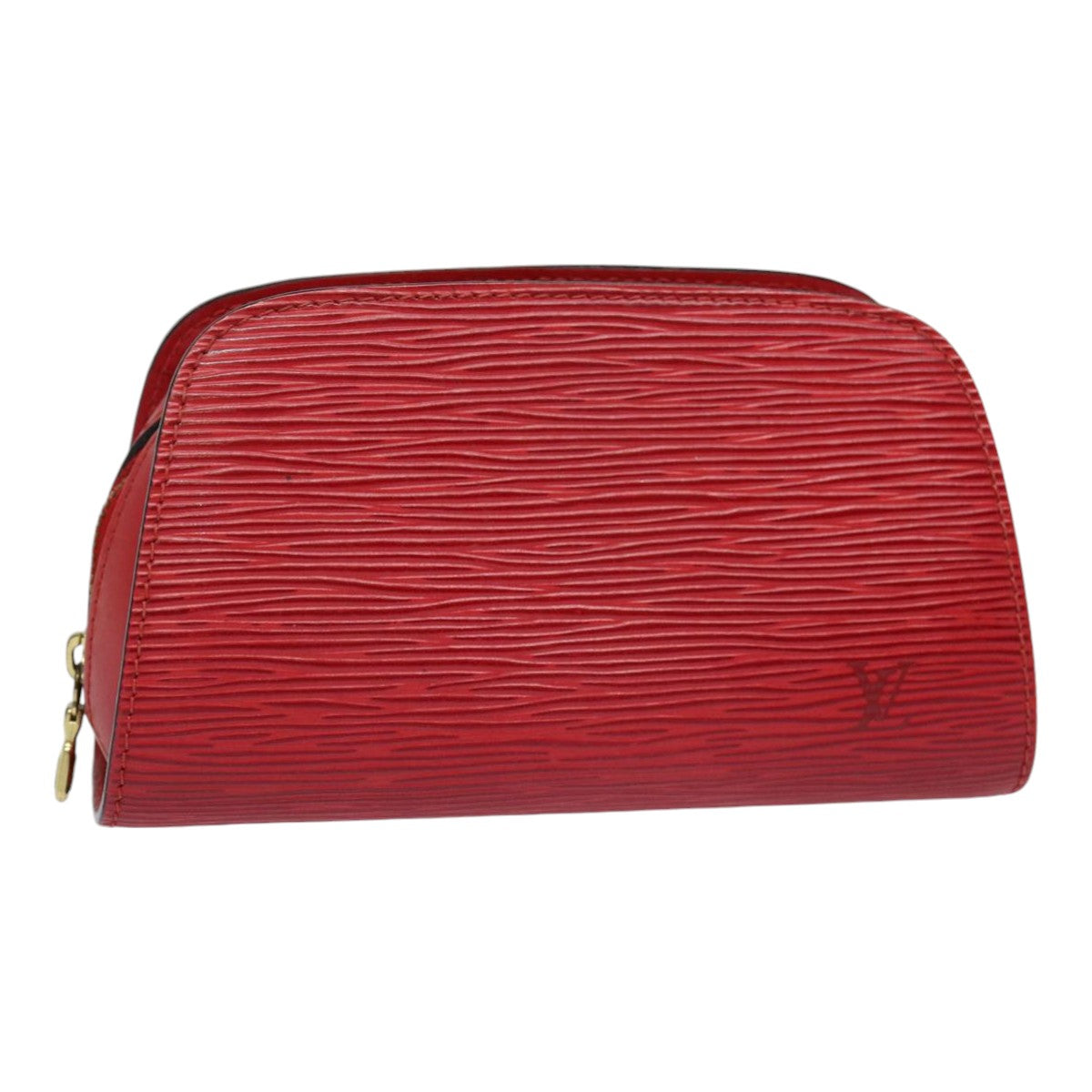 LOUIS VUITTON Epi Dauphine PM Pouch Castilian Red M48447 LV Auth ti2011