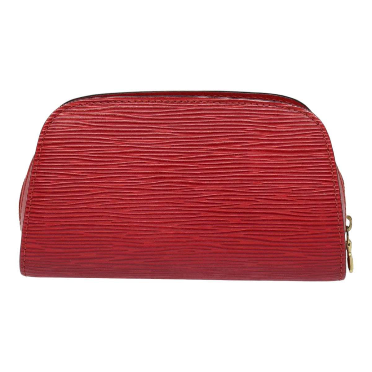 LOUIS VUITTON Epi Dauphine PM Pouch Castilian Red M48447 LV Auth ti2011