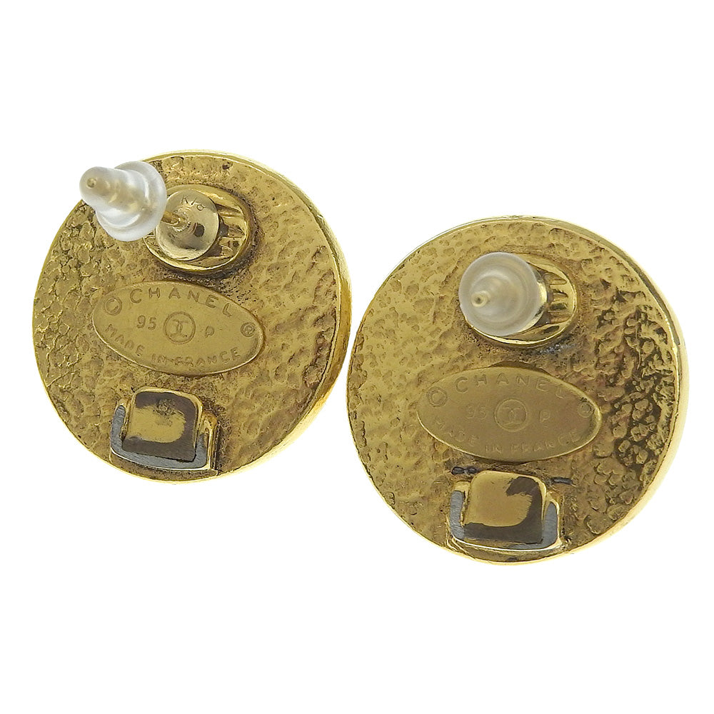 Chanel Coco Mark Earrings Fake Pearl   95P