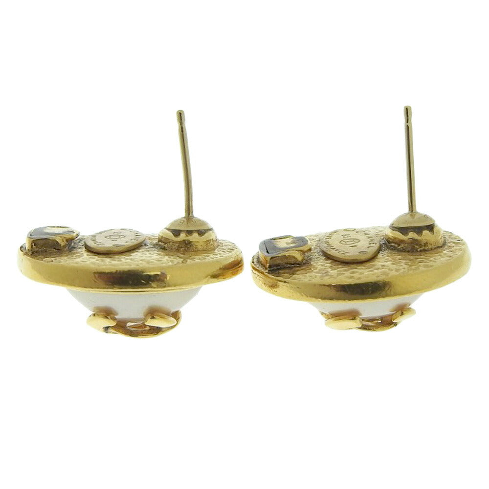 Chanel Coco Mark Earrings Imitation Pearl
