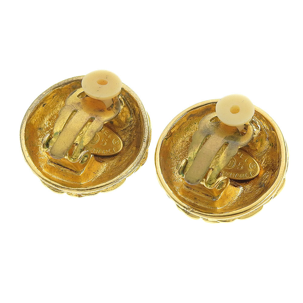 Chanel Coco Mark Logo Matelasse   Earrings