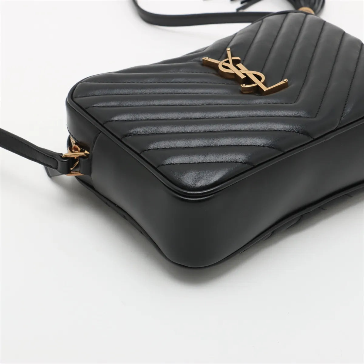 Saint Laurent Black Quilted Leather Lou Camera Bag [Clearance Sale]