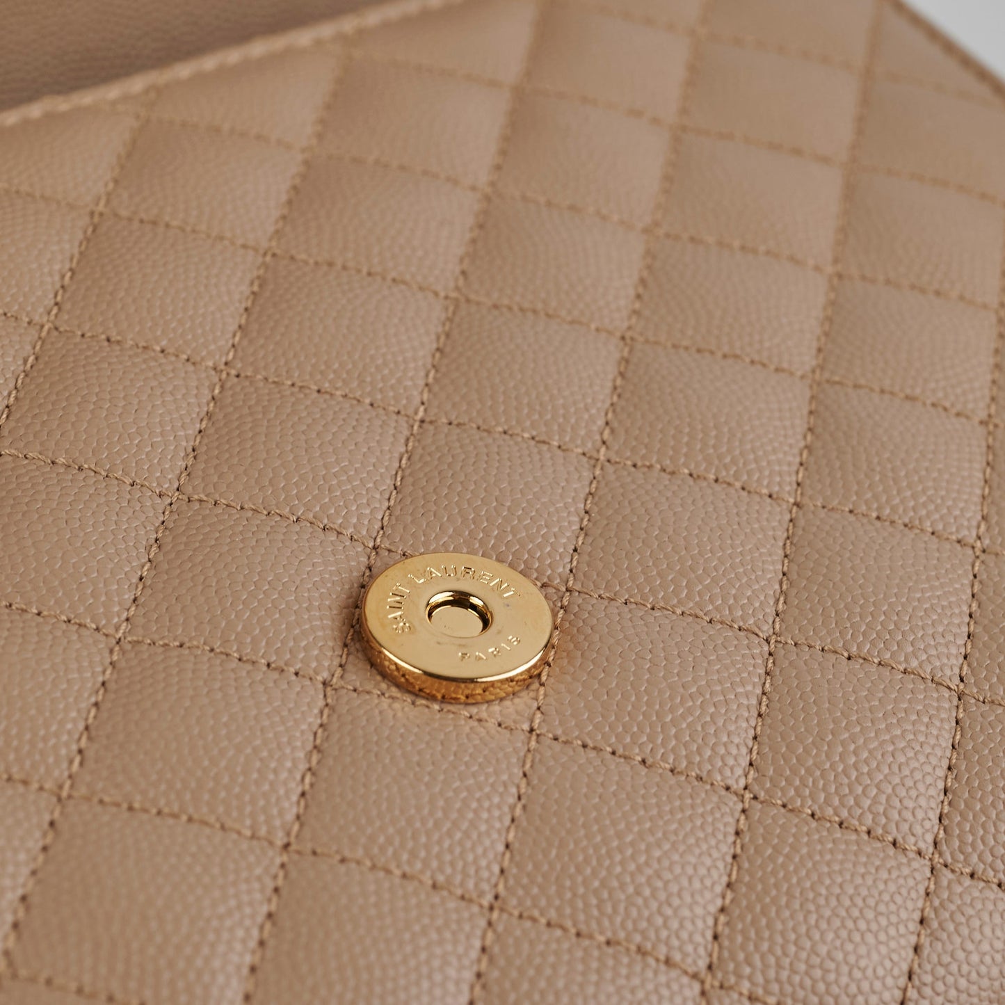 Saint Laurent Medium Envelope Beige