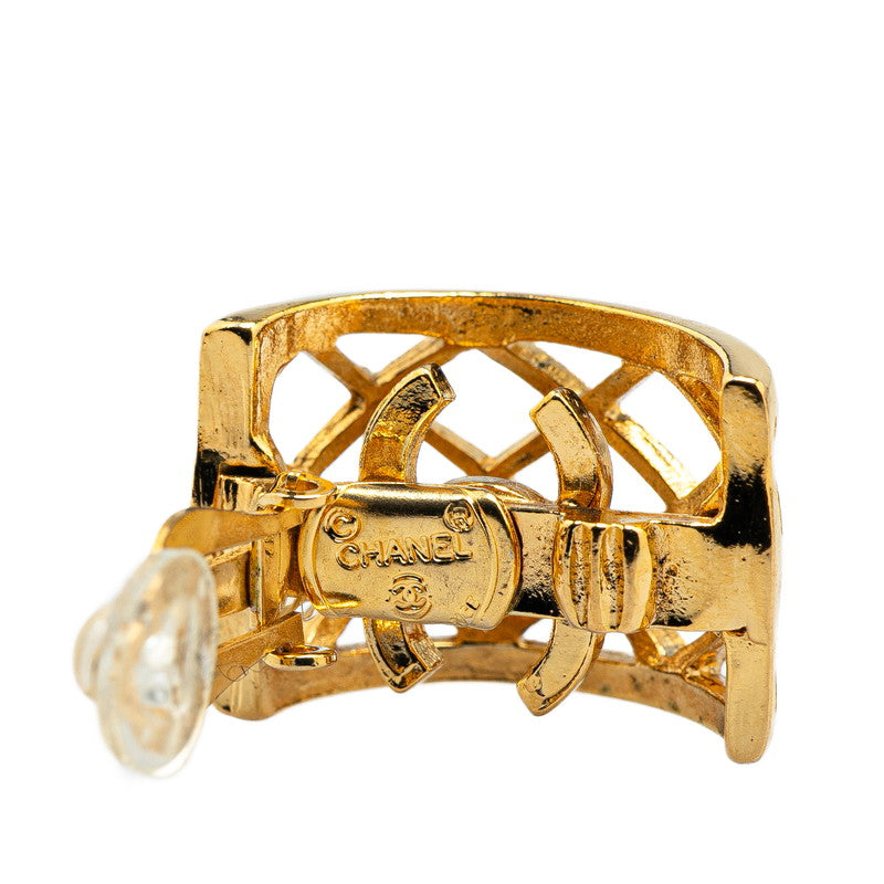 Chanel Gold Plated Coco Mark   Earrings