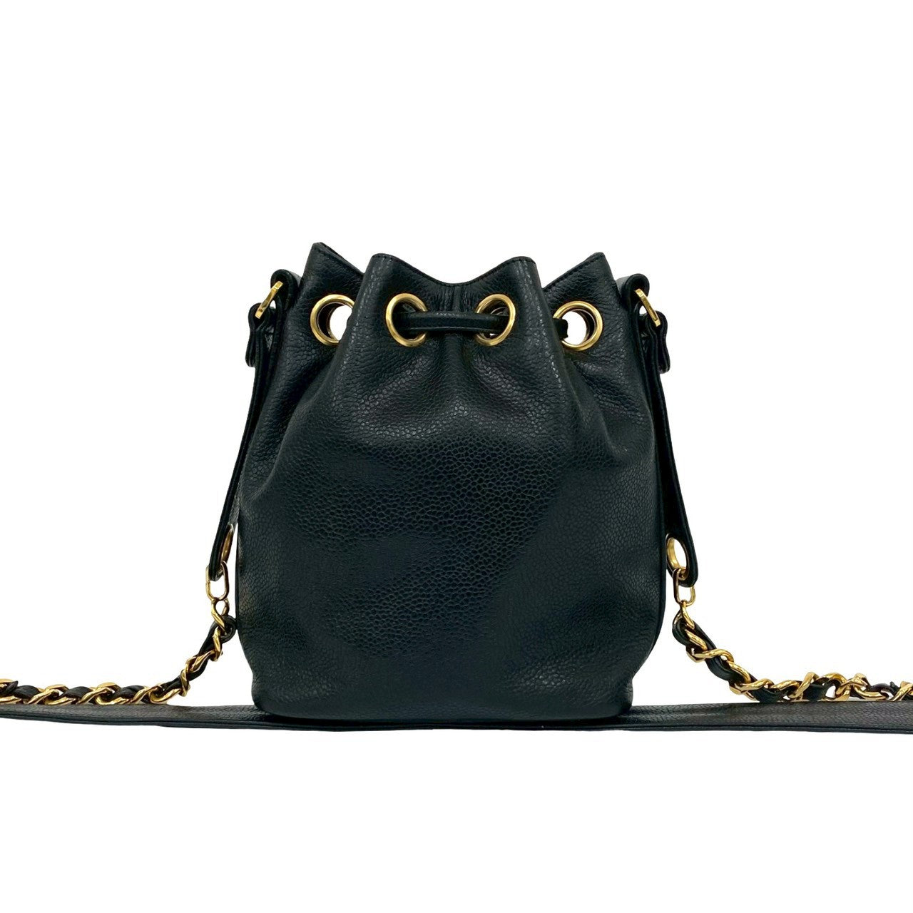 Chanel Coco Mark Matte Caviar Mini Shoulder Bag