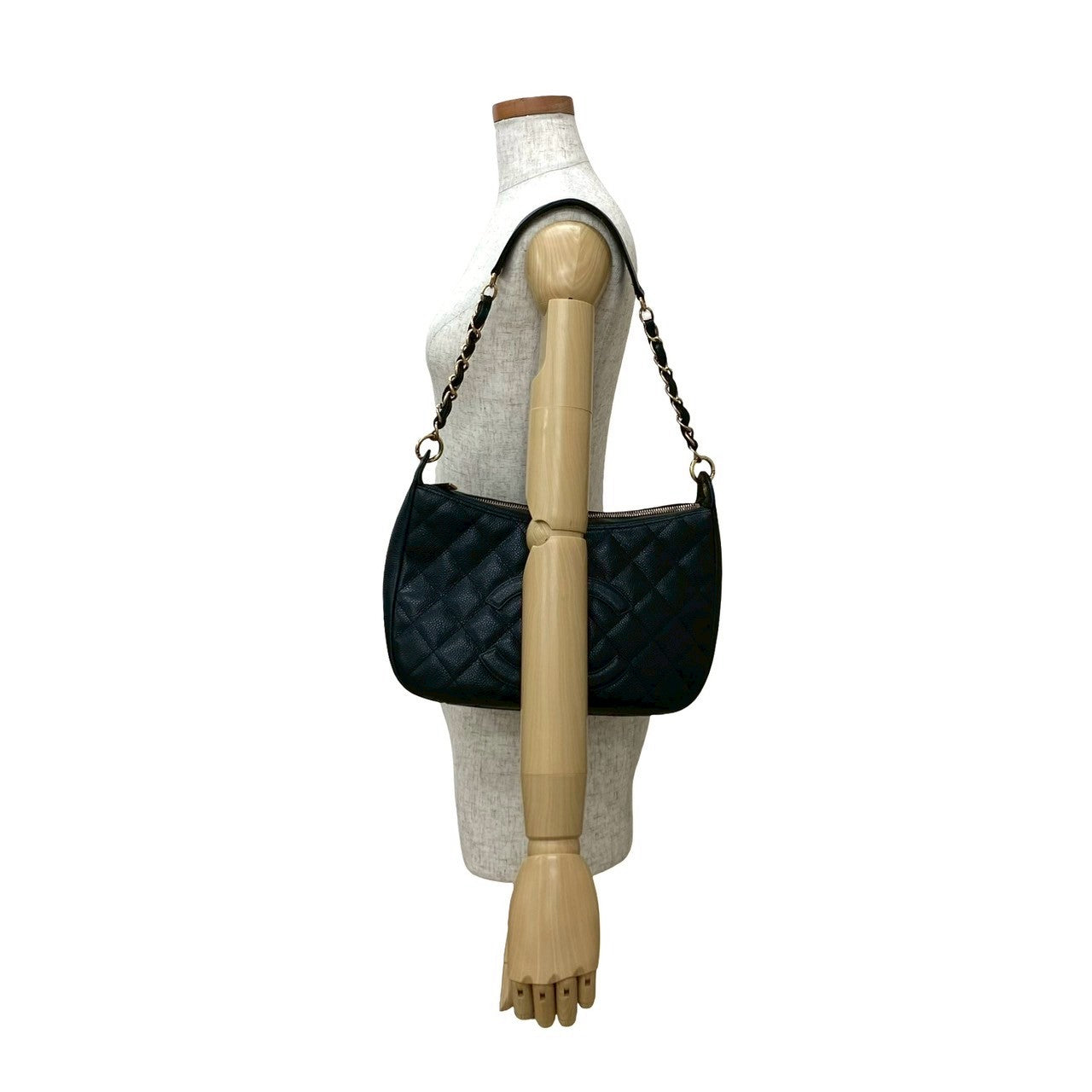 Chanel Matelassé Caviar Leather Shoulder Bag