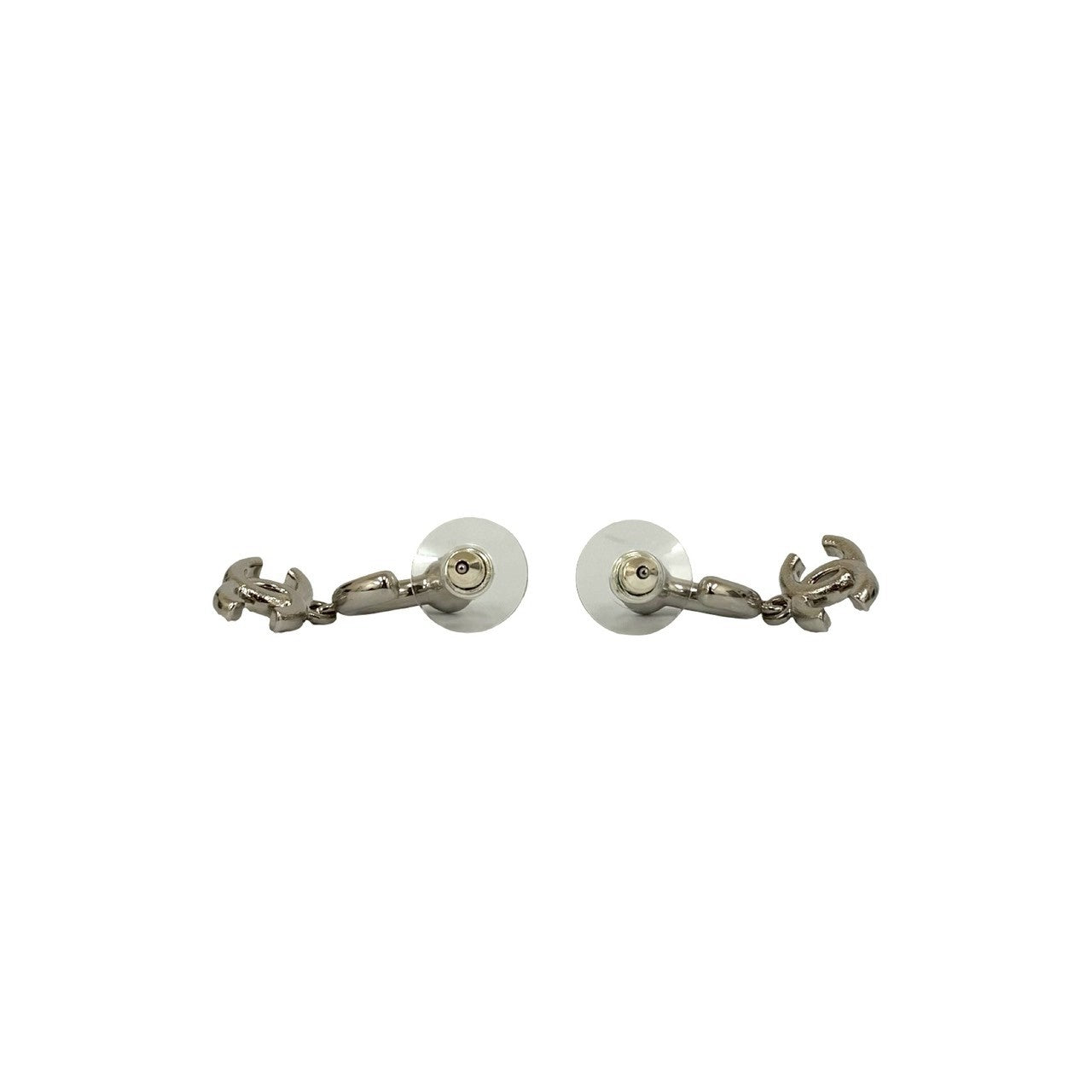Chanel Coco Mark Heart Motif Earrings