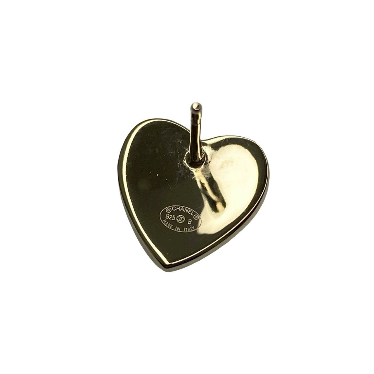 Chanel Coco Mark Heart Earrings