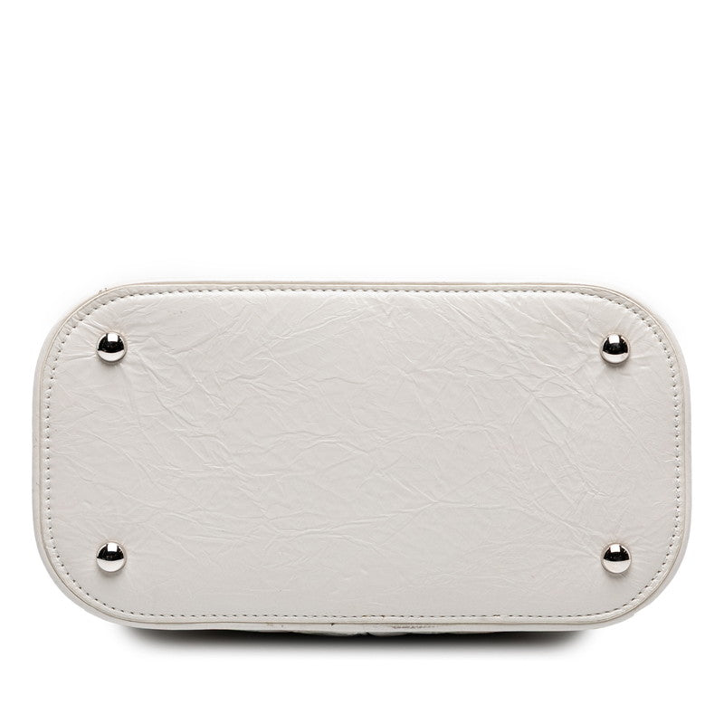 Chanel Coco Mark Matelassé Leather Vinyl 2way Shoulder Bag