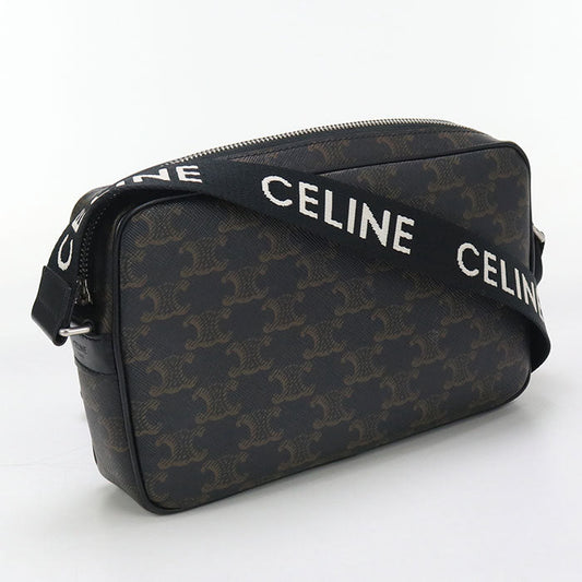 CELINE 19450 2CIM.38OG Medium messenger  Triomphe Shoulder Bag black Women