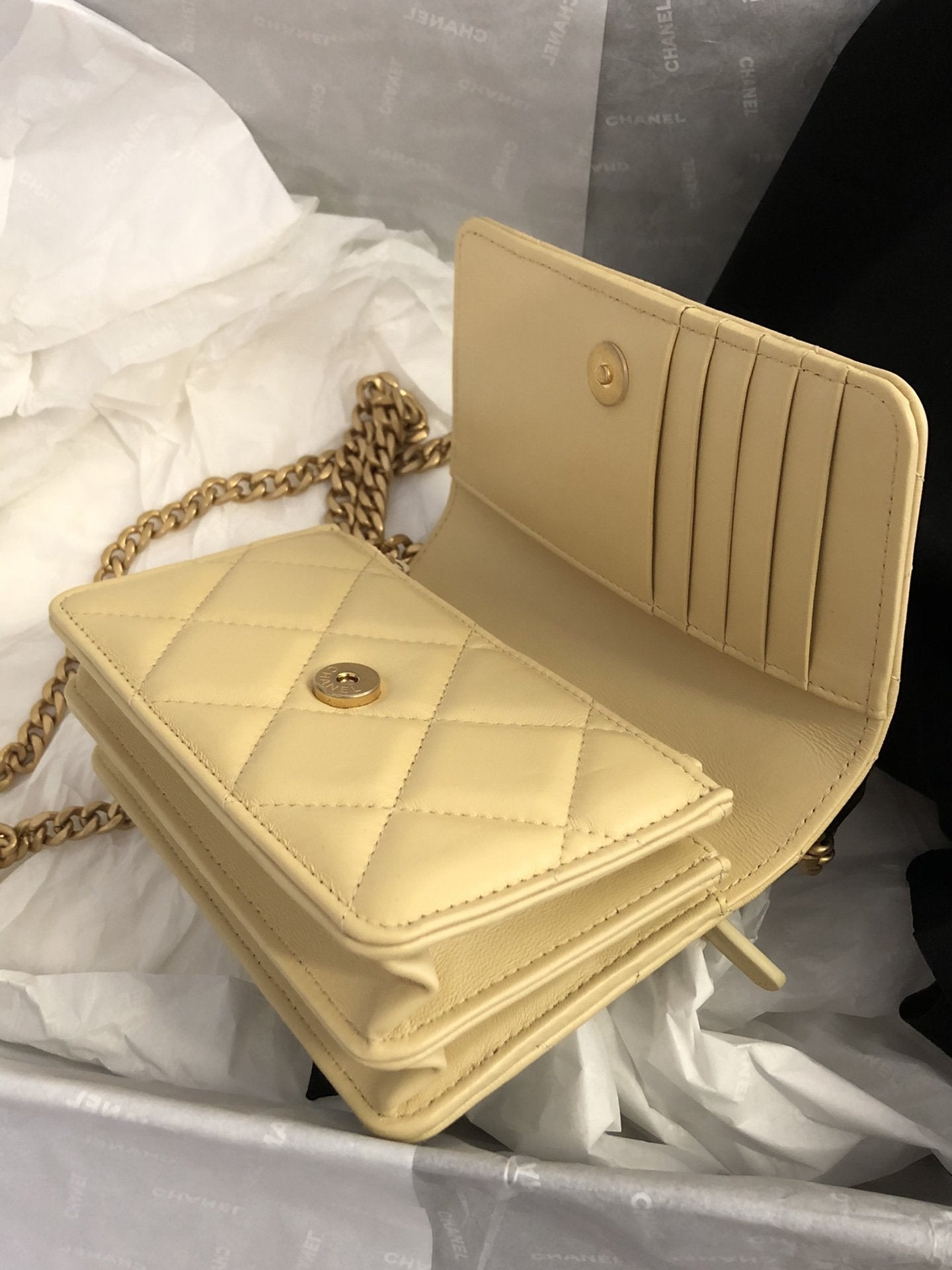 CHLSpring And Summer 22C Yellow For Women Bags 6.1in/15.5cm