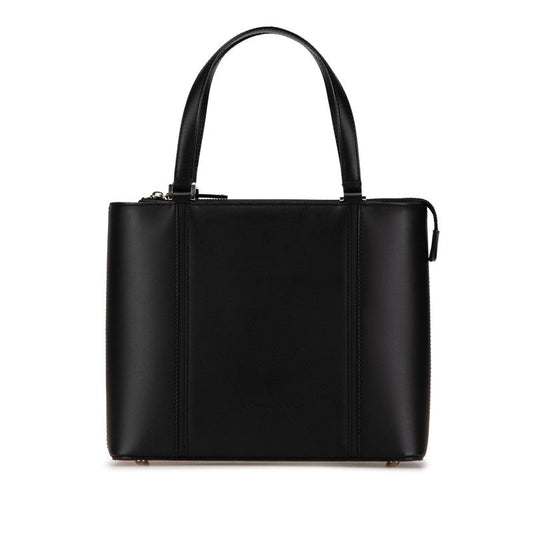 Burberry Leather Nova Check Handbag