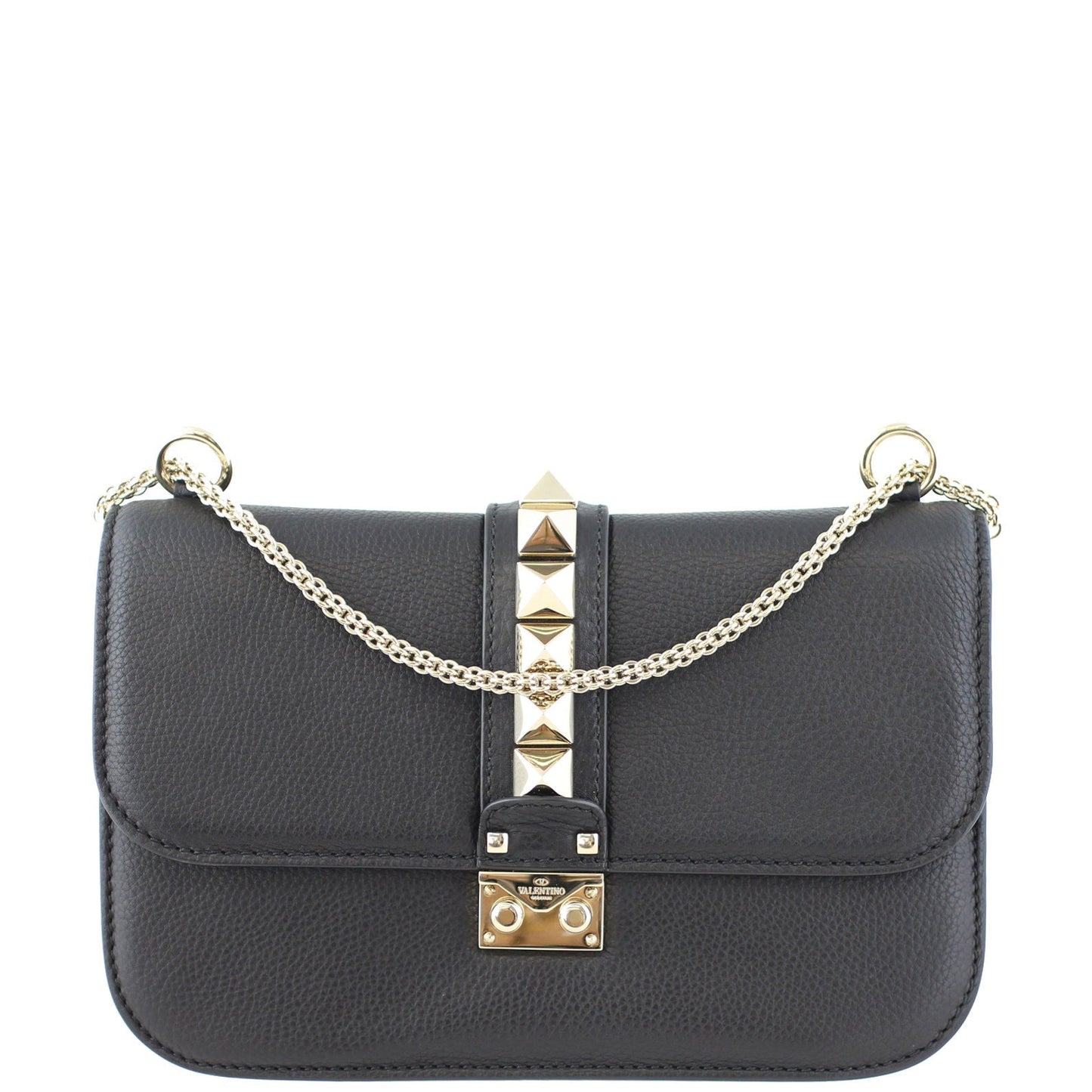 Valentino Medium Lock Shoulder Bag