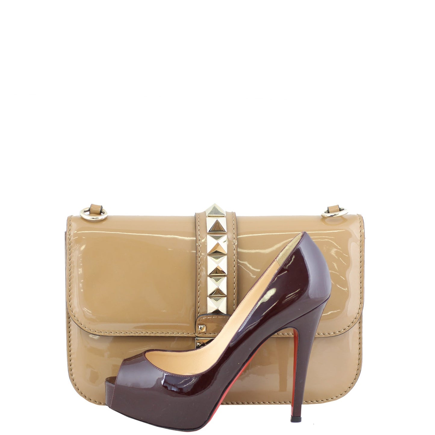 Valentino Medium Lock Shoulder Bag