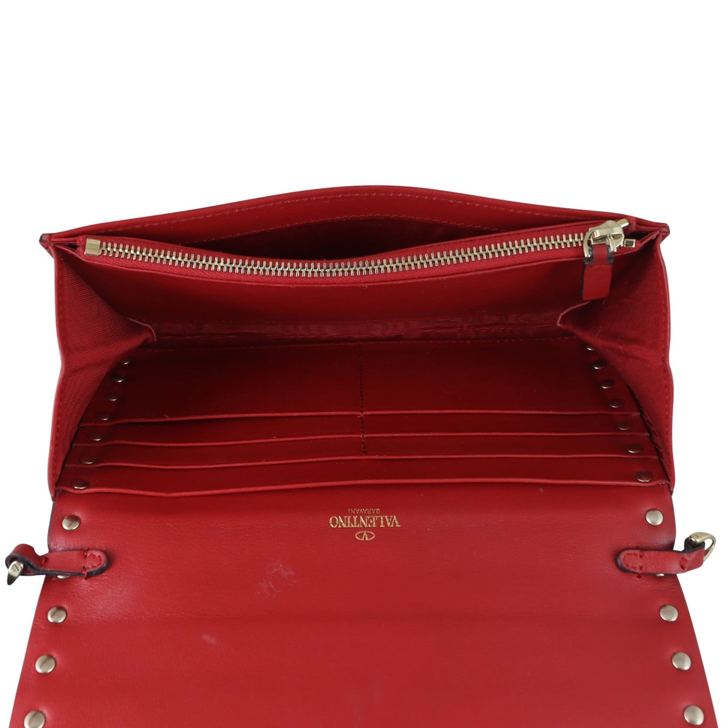 Valentino Rockstud Chain Wallet