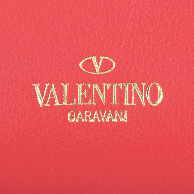 Valentino Rockstud Continental Zip Wallet