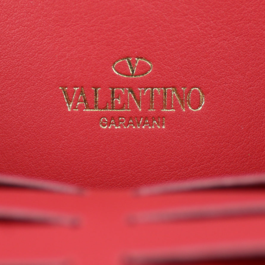 Valentino Rockstud Continental Zip Wallet