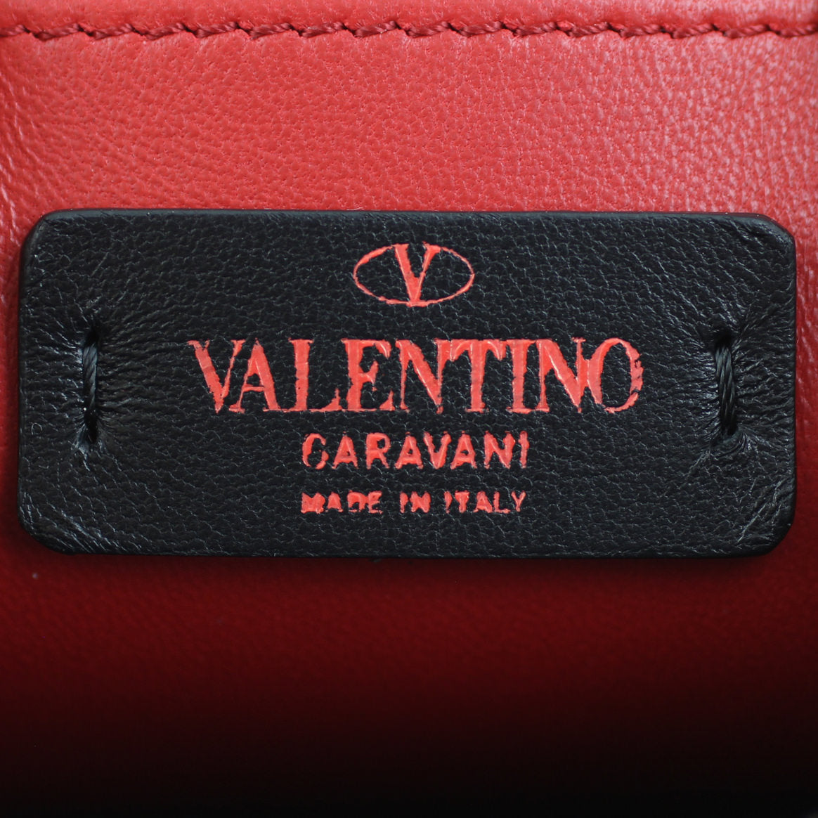 Valentino Rockstud Heart Compact Wallet
