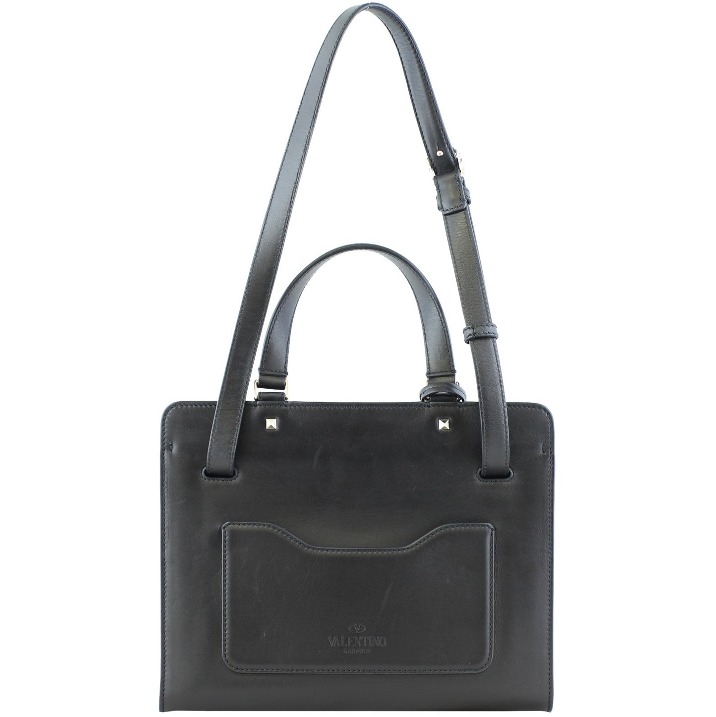 Valentino Rockstud Spike Joy Lock Medium Top Handle Bag