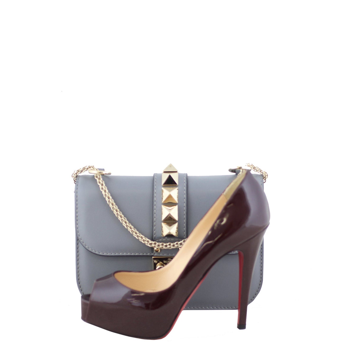 Valentino Rockstud Small Lock Bag