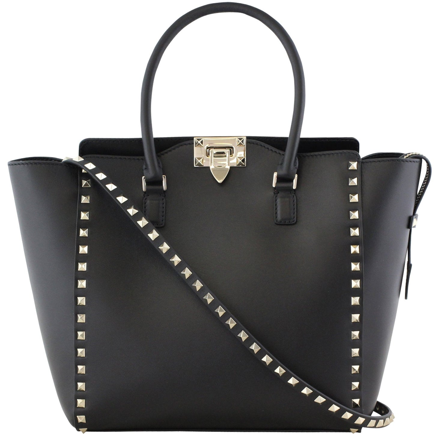 Valentino Rockstud Pagoda Tote Medium