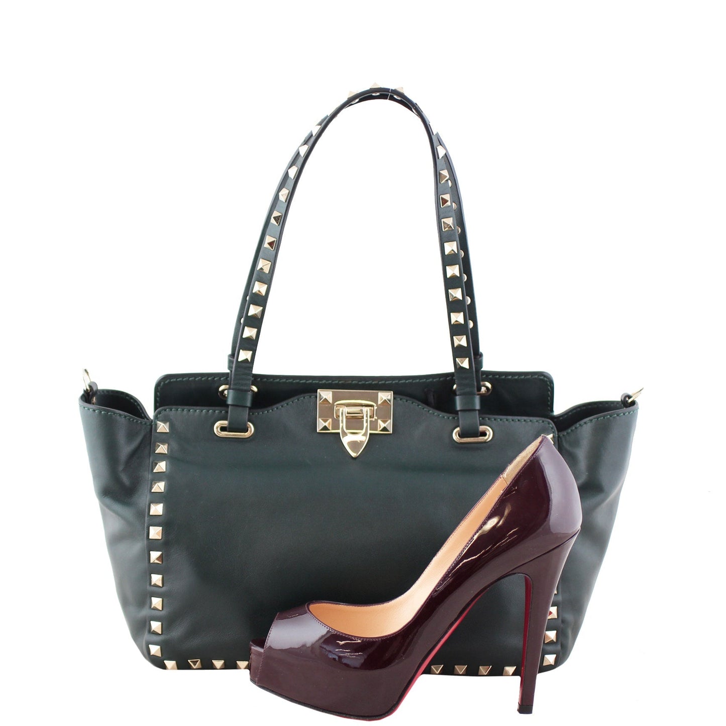 Valentino Rockstud Tote Small