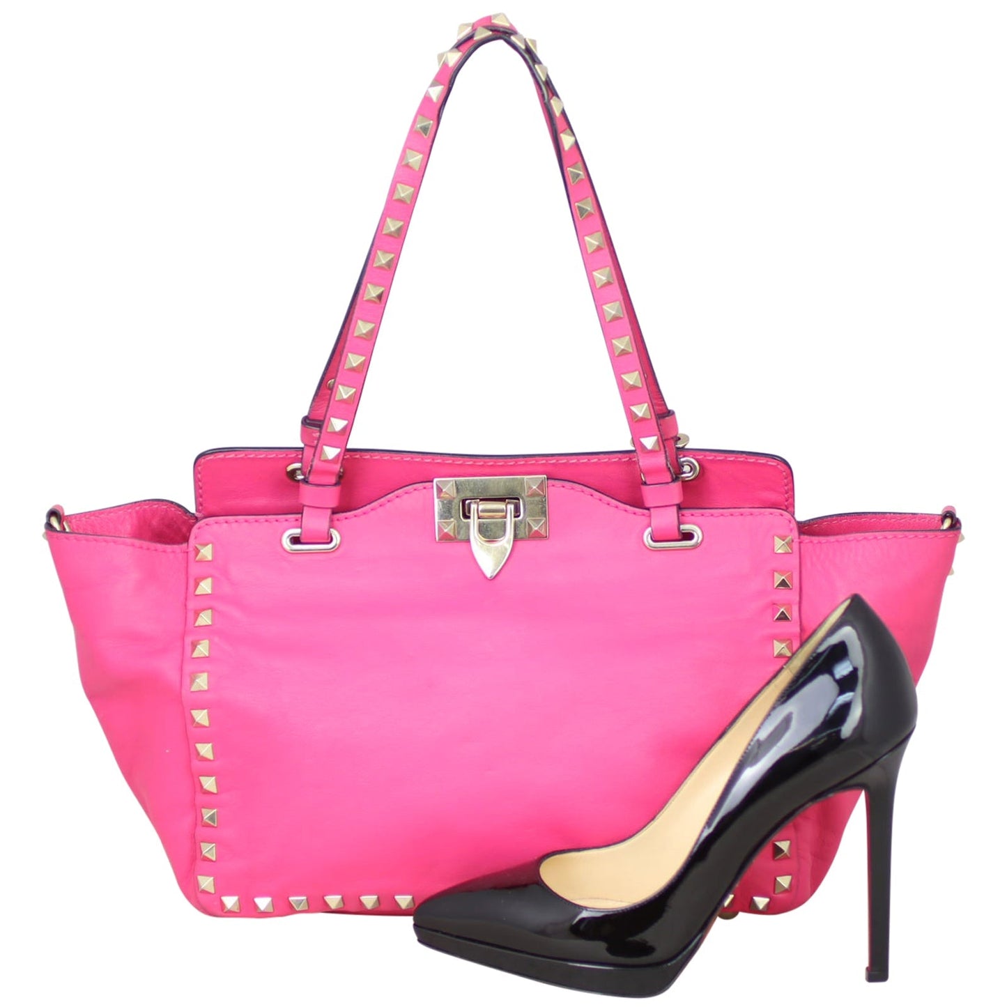 Valentino Rockstud Tote Small