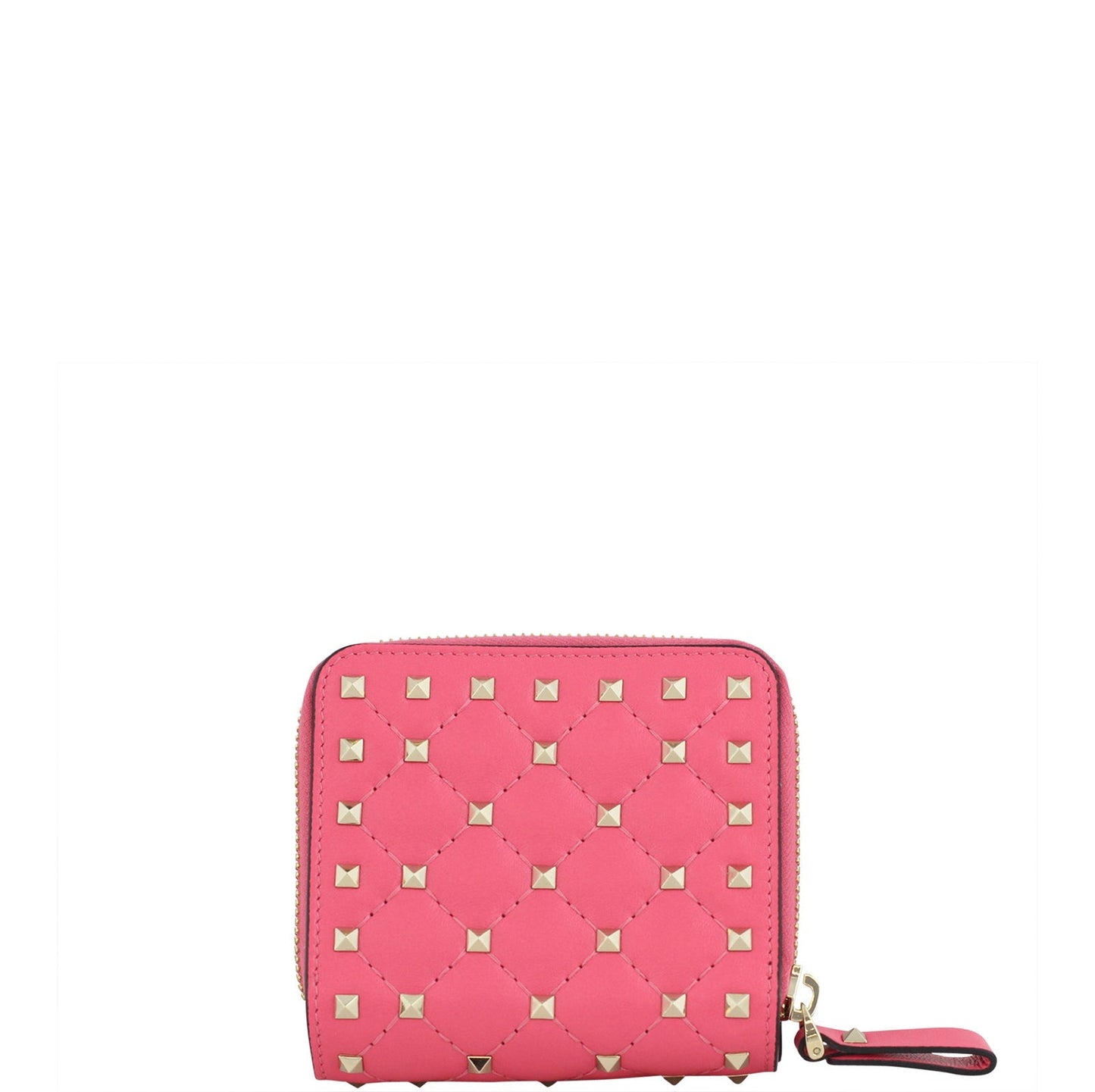 Valentino Rockstud Spike Compact Wallet
