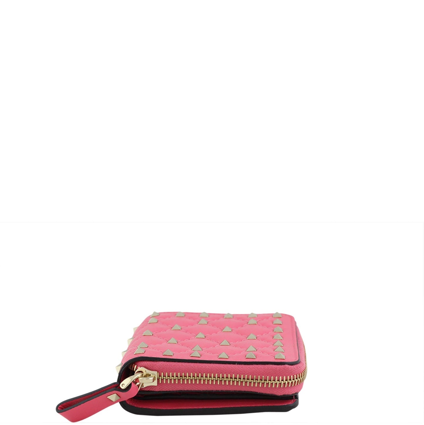 Valentino Rockstud Spike Compact Wallet