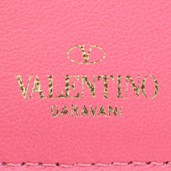 Valentino Rockstud Spike Compact Wallet