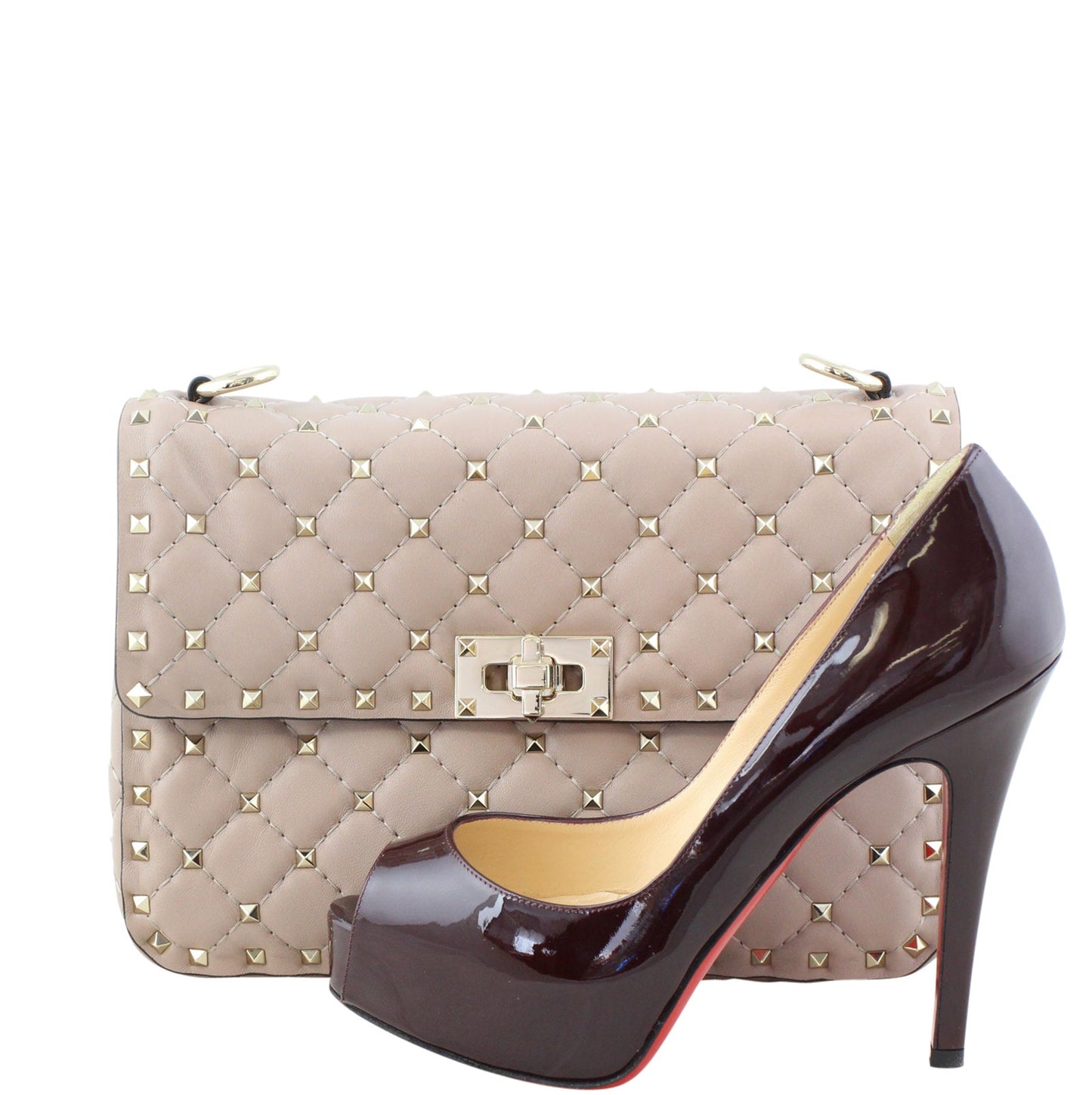 Valentino Rockstud Spike Medium Shoulder Bag
