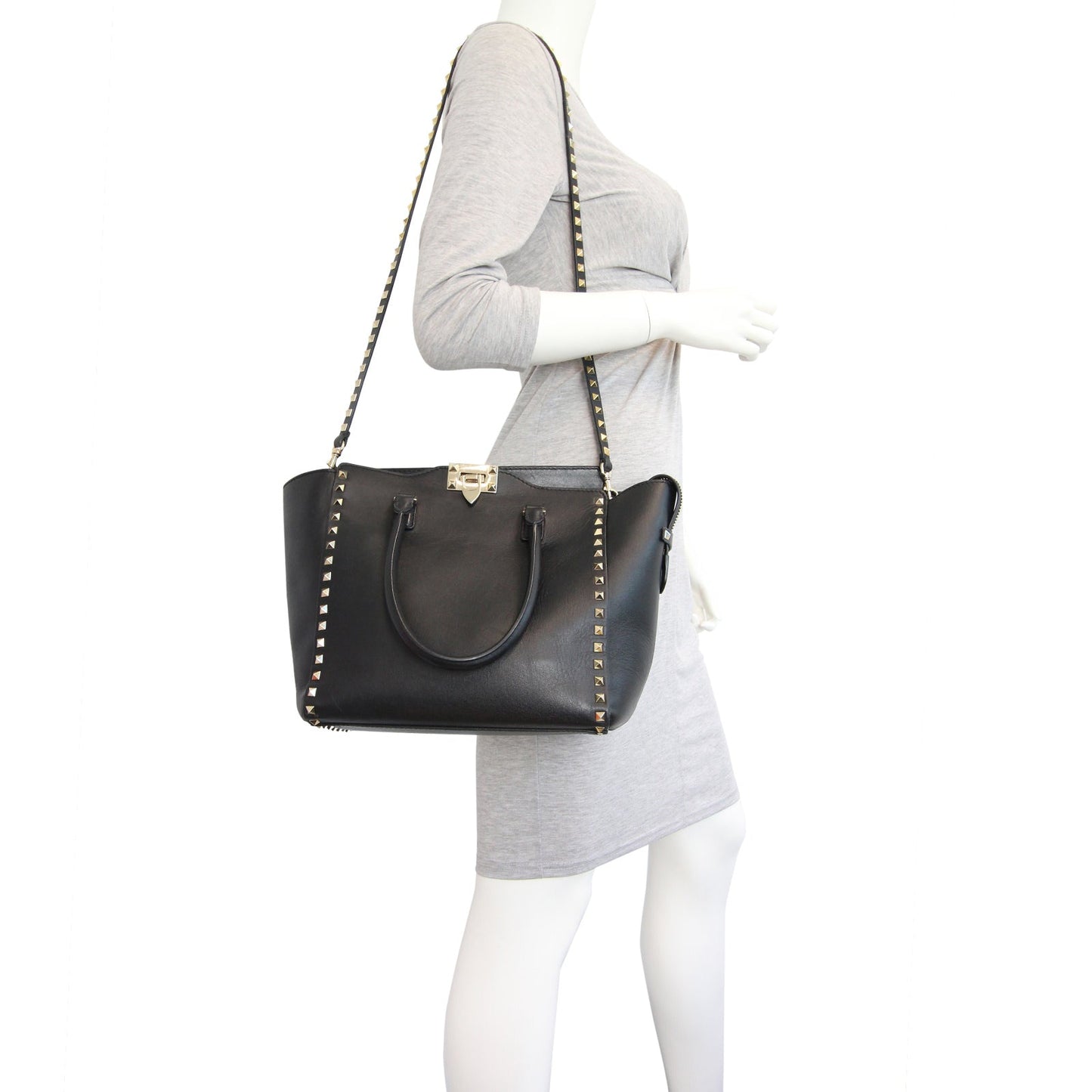 Valentino Rockstud Pagoda Tote