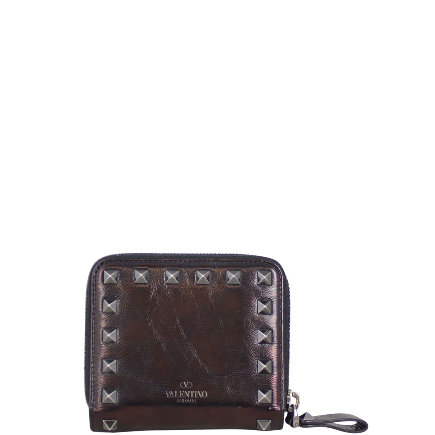 Valentino Rockstud Compact Wallet