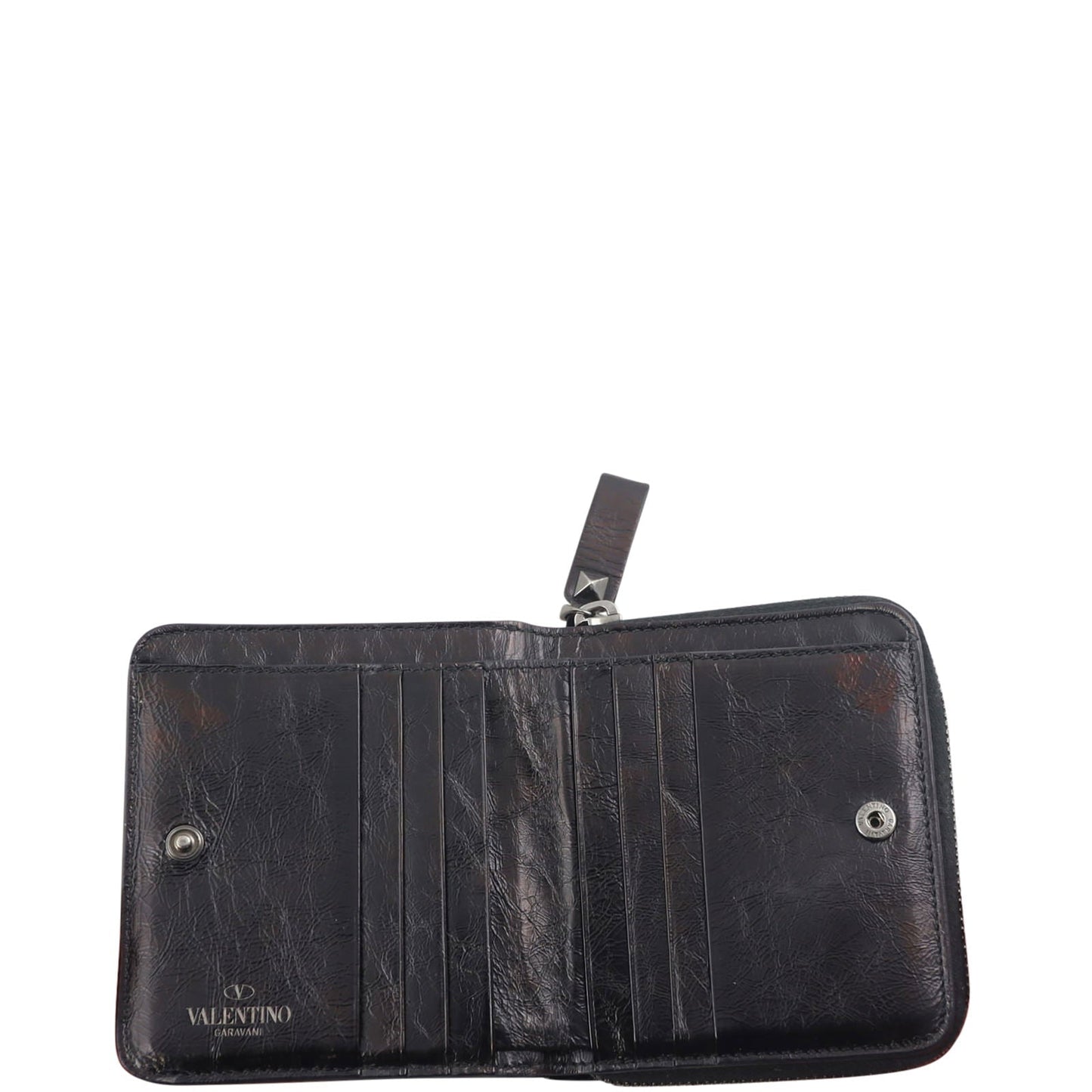 Valentino Rockstud Compact Wallet