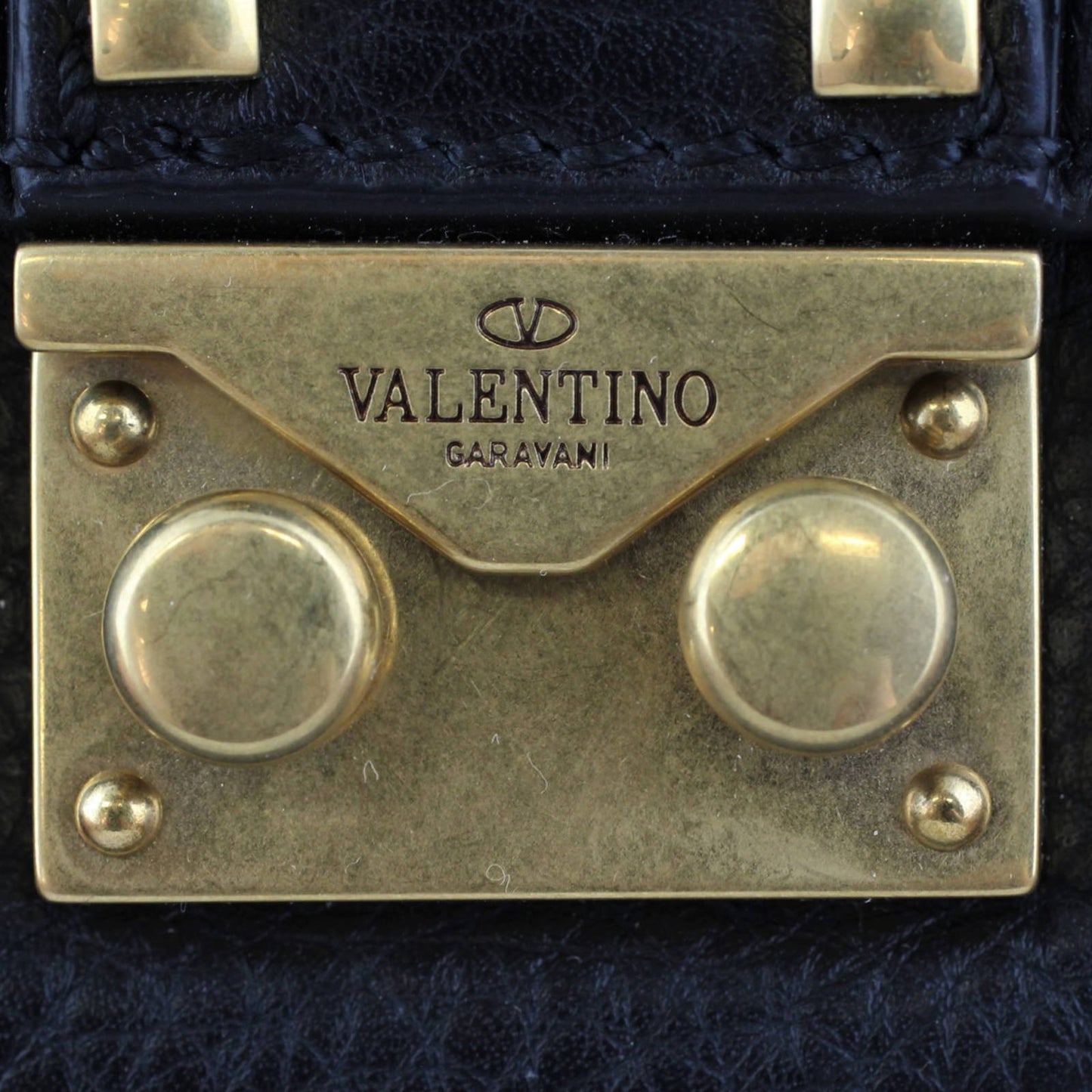 Valentino Rockstud Small Lock Shoulder Bag