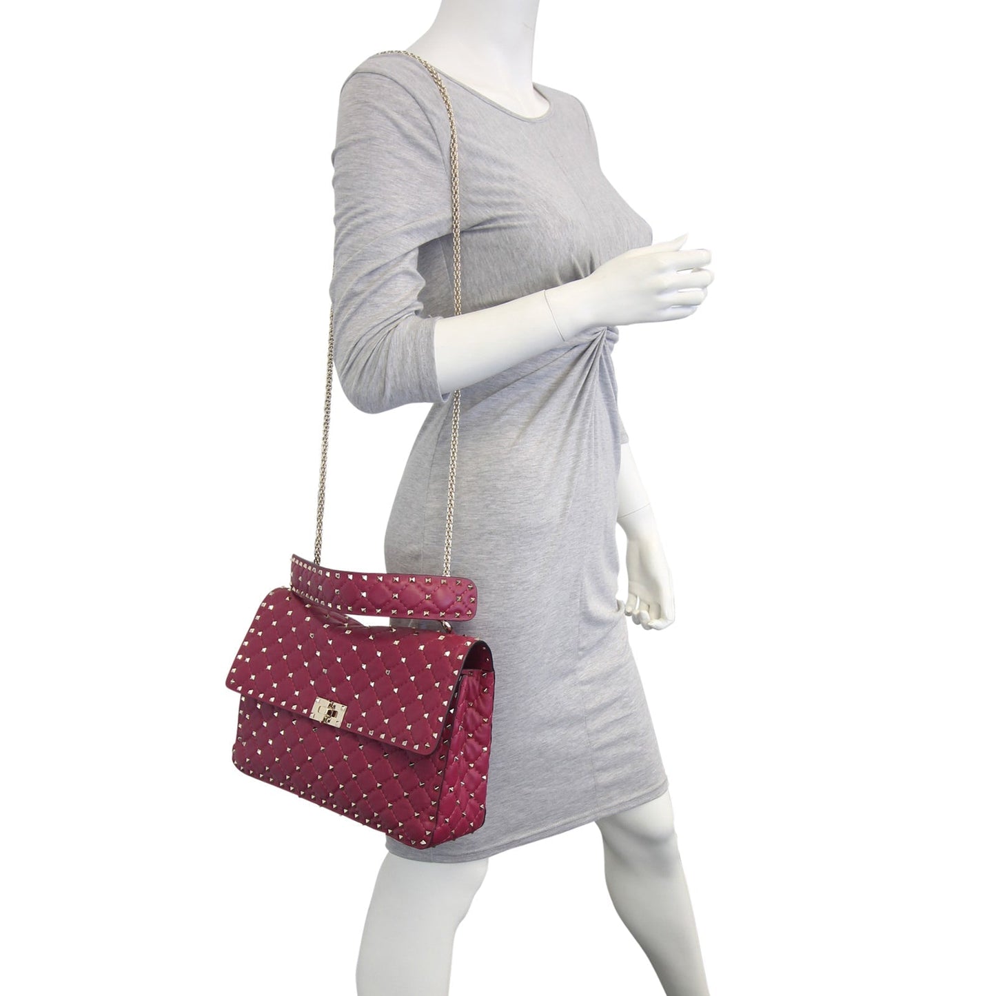 Valentino Rockstud Spike Large Shoulder Bag