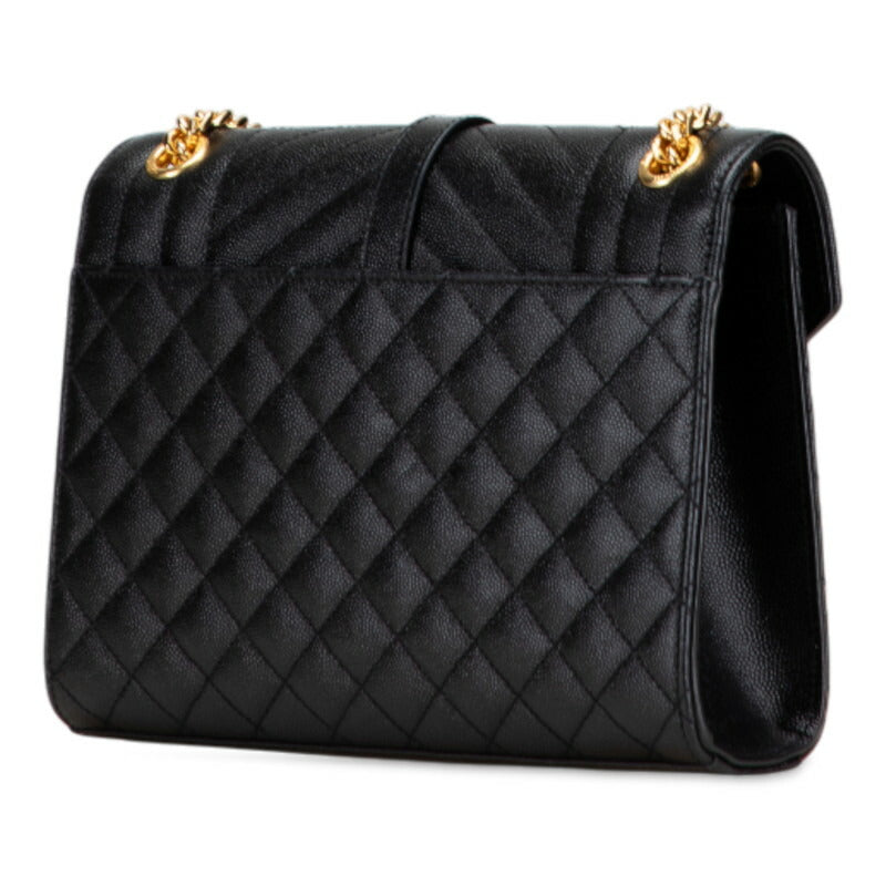 Saint Laurent Envelope Medium Leather Shoulder Bag