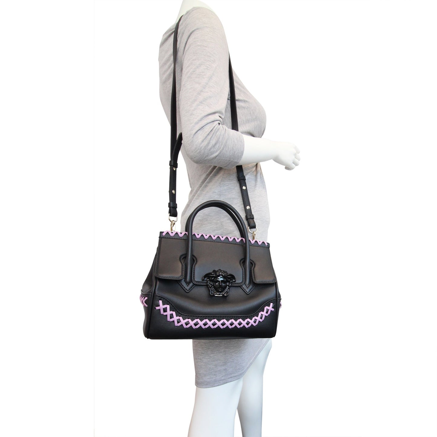 Versace Palazzo Empire Cross-Stitch Bag