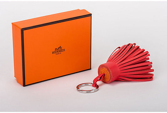 Hermes Carmen Charm Bag Orange Coral