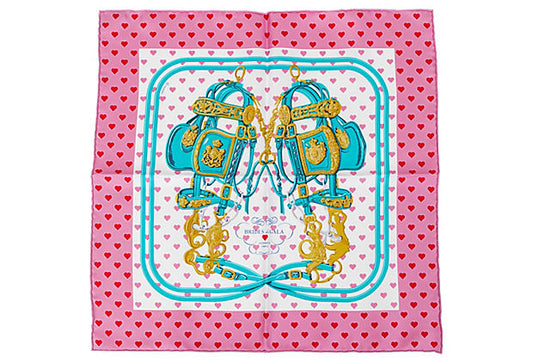 Hermes Pink Brides de Gala Love Scarf