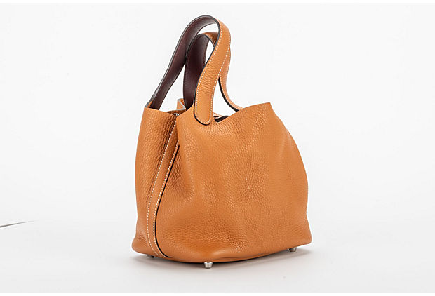 Hermes Mini Picotin Lock Gold Palladium