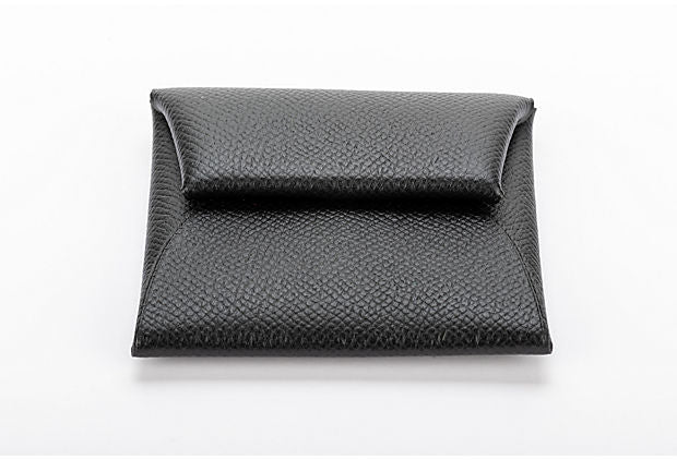 Hermes Black Epsom Coin Case