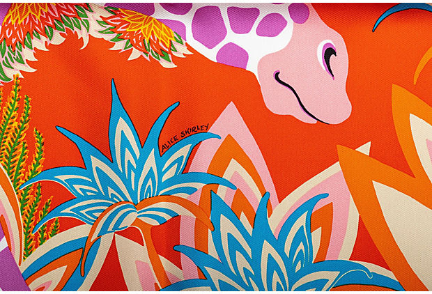 Hermes "Giraffes" Silk Scarf