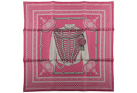 Hermes Pink Bandana Brandebourg