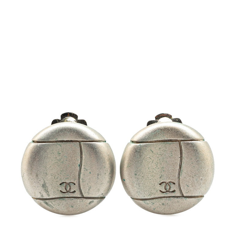Chanel Metal Coco Mark   Earrings 98P