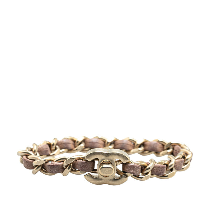 Chanel Coco Mark Turnlock Motif Bracelet