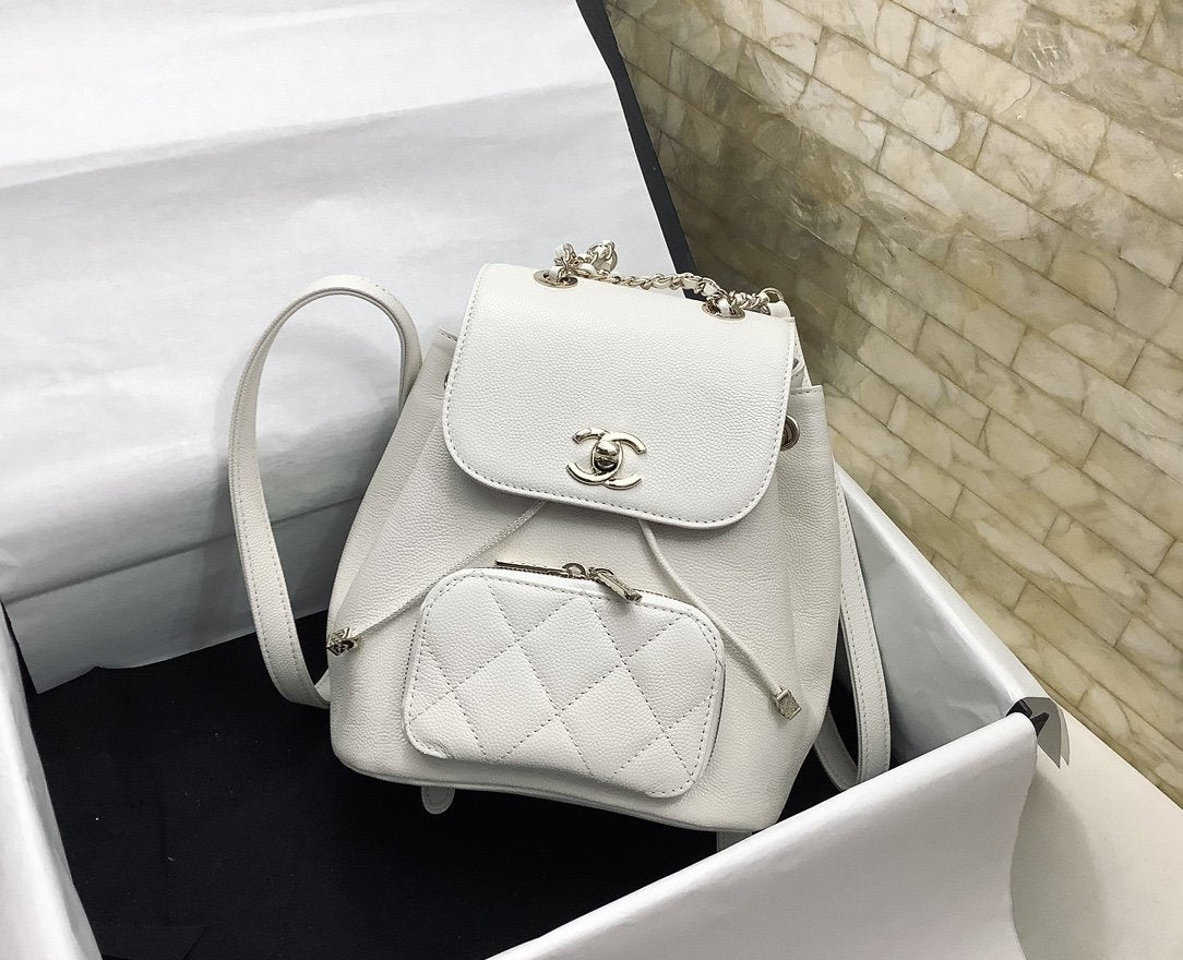 CHLSmall AfTop QualityTop Qualitynity Backpack White For Women, Women’s Bags 9.8in/25cm